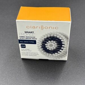NEW Clarisonic Smart Profile Turbo Massage Body Brush Head All Skin Type